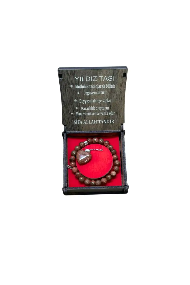 Yıldız Taşı Kolye & Bileklik Set - 1