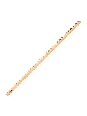 Yıldızlar Ahşap Cetvel 100 cm - 1
