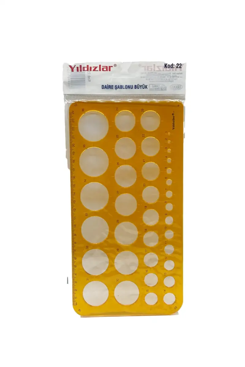 Yıldızlar Daire Şablonu - 1