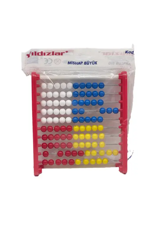 Yıldızlar Plastik Abaküs Büyük - Yıldızlar