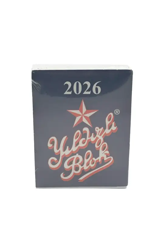 Yıldızlı 2026 Blok Masa Takvimi - Yıldızlı