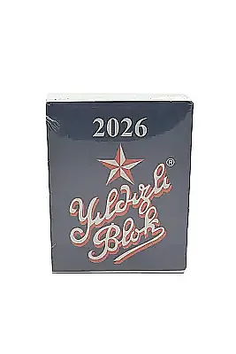 Yıldızlı 2026 Blok Masa Takvimi - 2