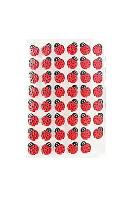 Zizu Uğur Böceği Kabartmalı Sticker A4 - 2